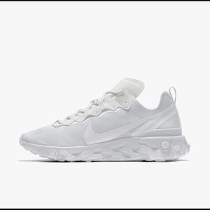 Nike React Element Platinum White